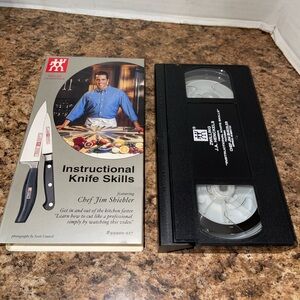 Instructional Knife Skills featuring Chef Jim Shielber (VHS, 2001, JA Henckels)